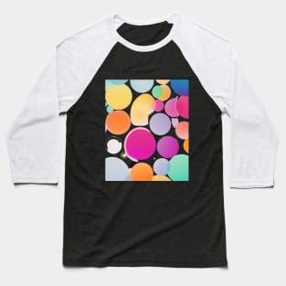 colorful circles design Baseball T-Shirt